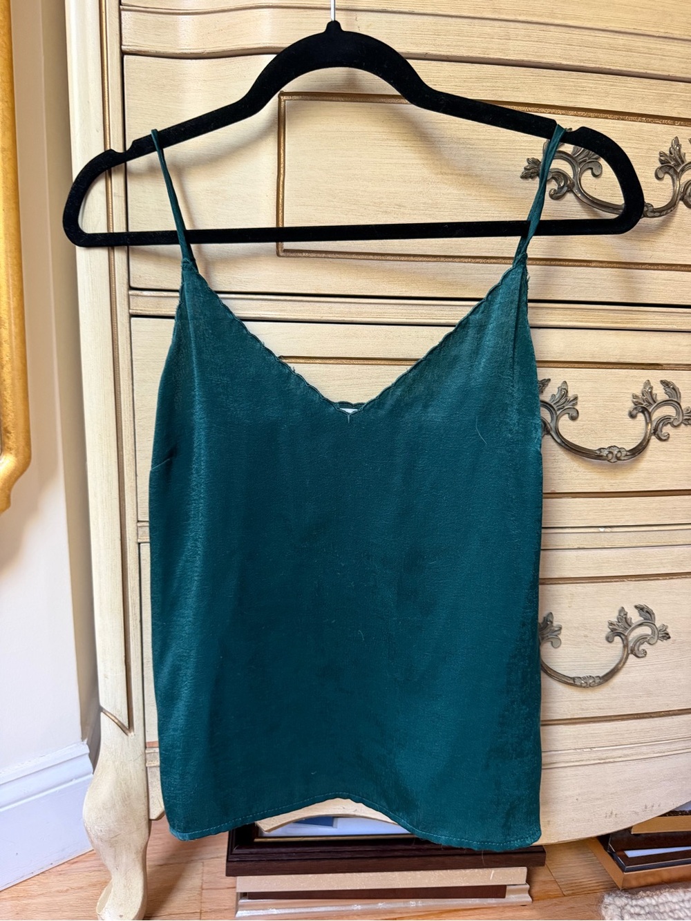 Nordstrom BP Green V-Neck Camisole Tank Top